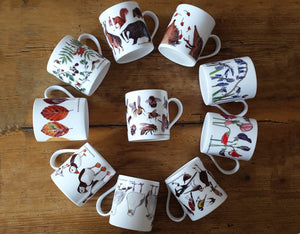 China mug designs by Alice Draws The Line