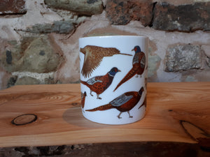 Pheasants china mug by Alice Draws the Line